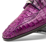 Marco Di Milano Apricena Caiman Crocodile Derby Purple