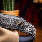 Marco Di Milano Arkansas Python Belt Black Newspaper