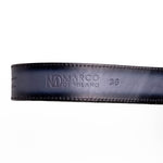 Marco Di Milano Arkansas Python Belt Black Newspaper