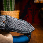 Marco Di Milano Arkansas Python Belt Black / Blue