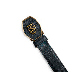 Marco Di Milano Arkansas Python Belt Black / Blue