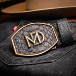 Marco Di Milano Arkansas Python Belt Black