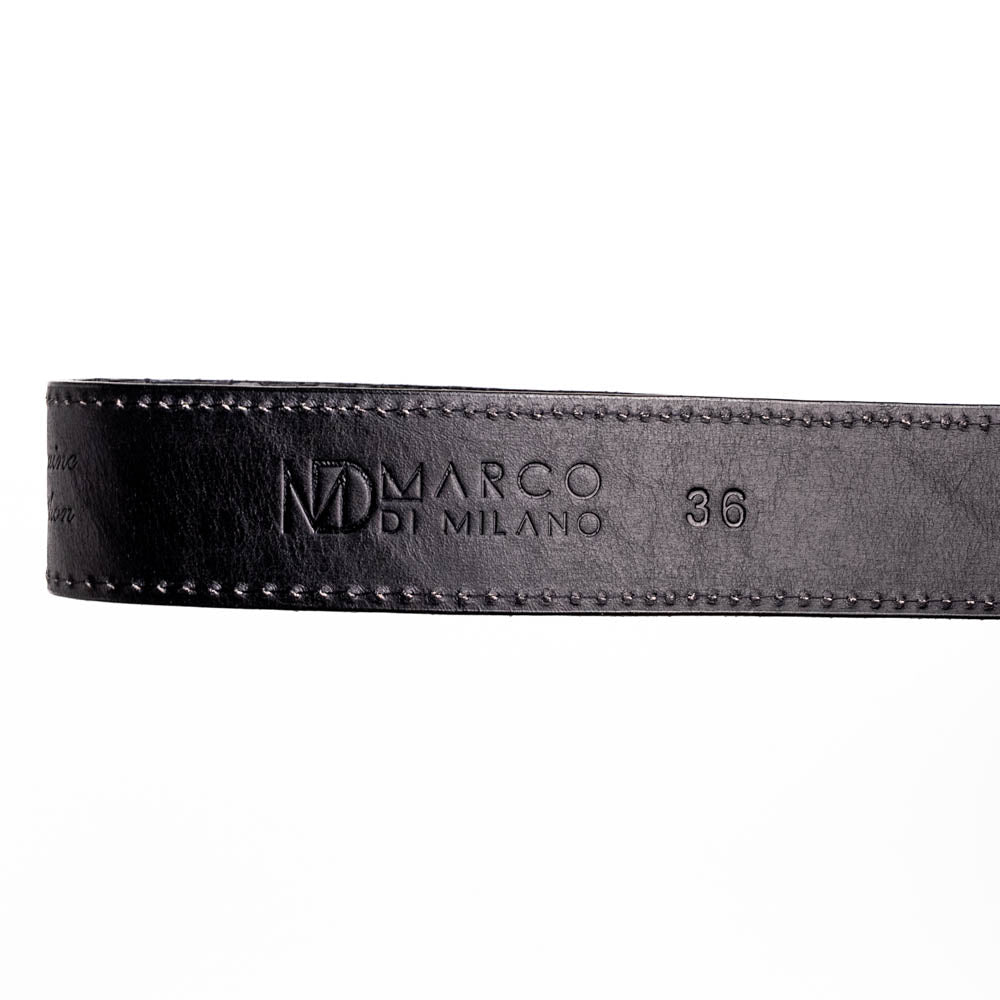 Marco Di Milano Arkansas Python Belt Black