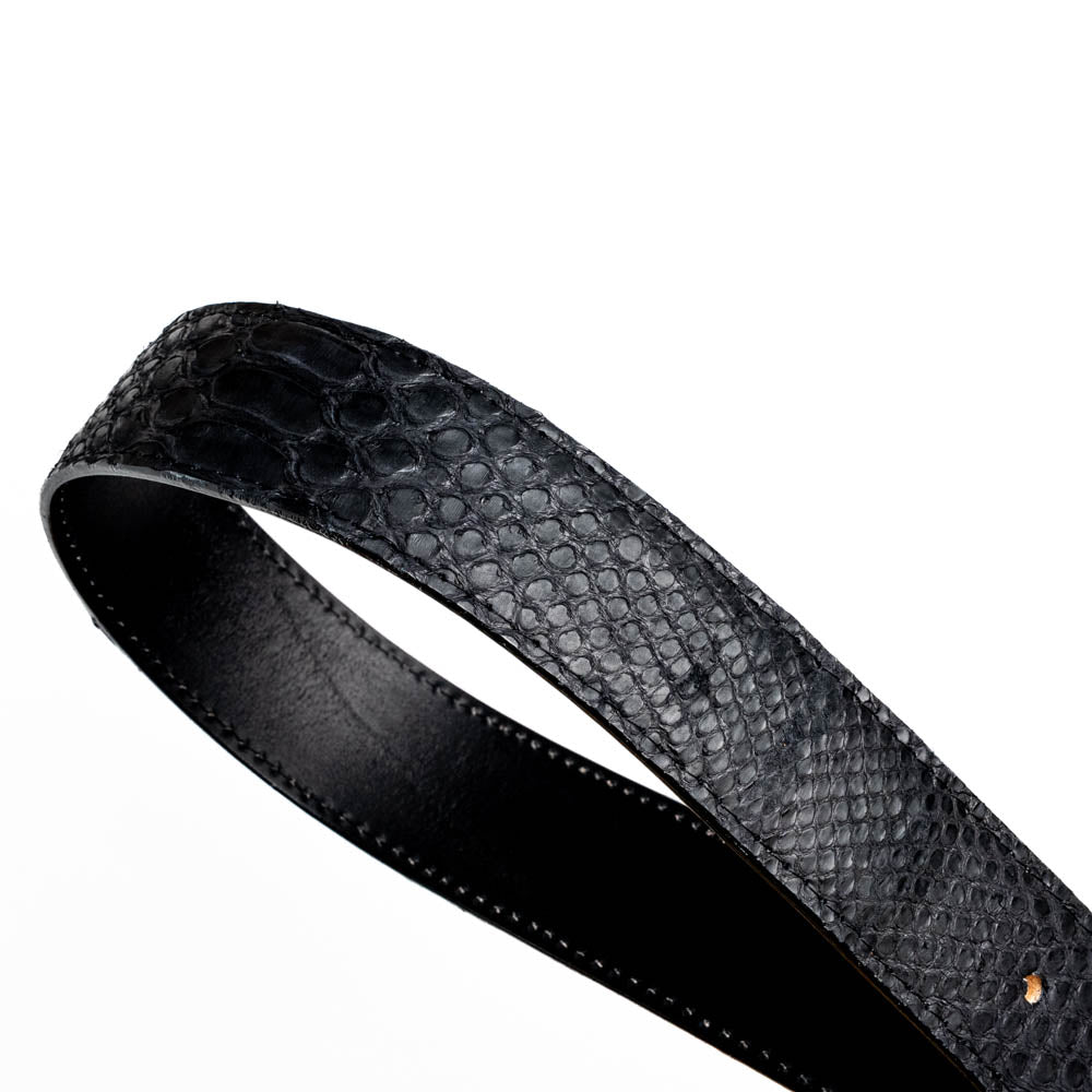 Marco Di Milano Arkansas Python Belt Black