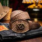 Marco Di Milano Arkansas Python Belt Brown