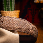 Marco Di Milano Arkansas Python Belt Brown
