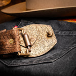 Marco Di Milano Arkansas Python Belt Brown