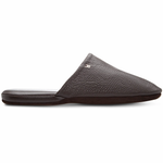 Moreschi Deerskin Slippers Dark Brown