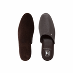 Moreschi Deerskin Slippers Dark Brown