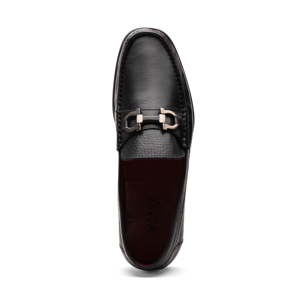 Marco Di Milano Atrani Calf Bit Loafers Black