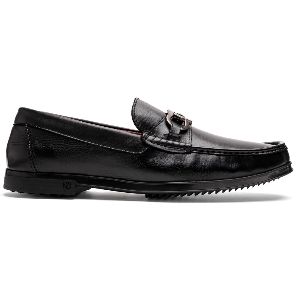 Marco Di Milano Atrani Calf Bit Loafers Black