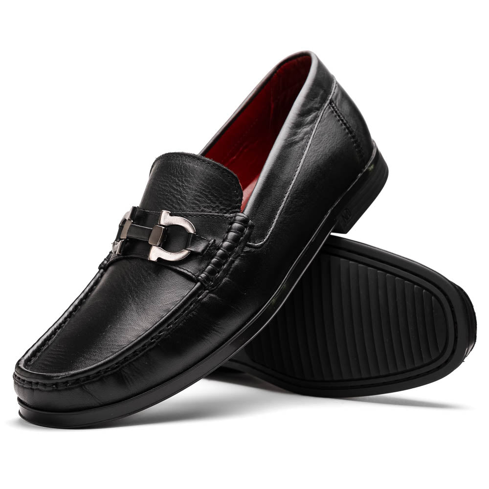 Marco Di Milano Atrani Calf Bit Loafers Black
