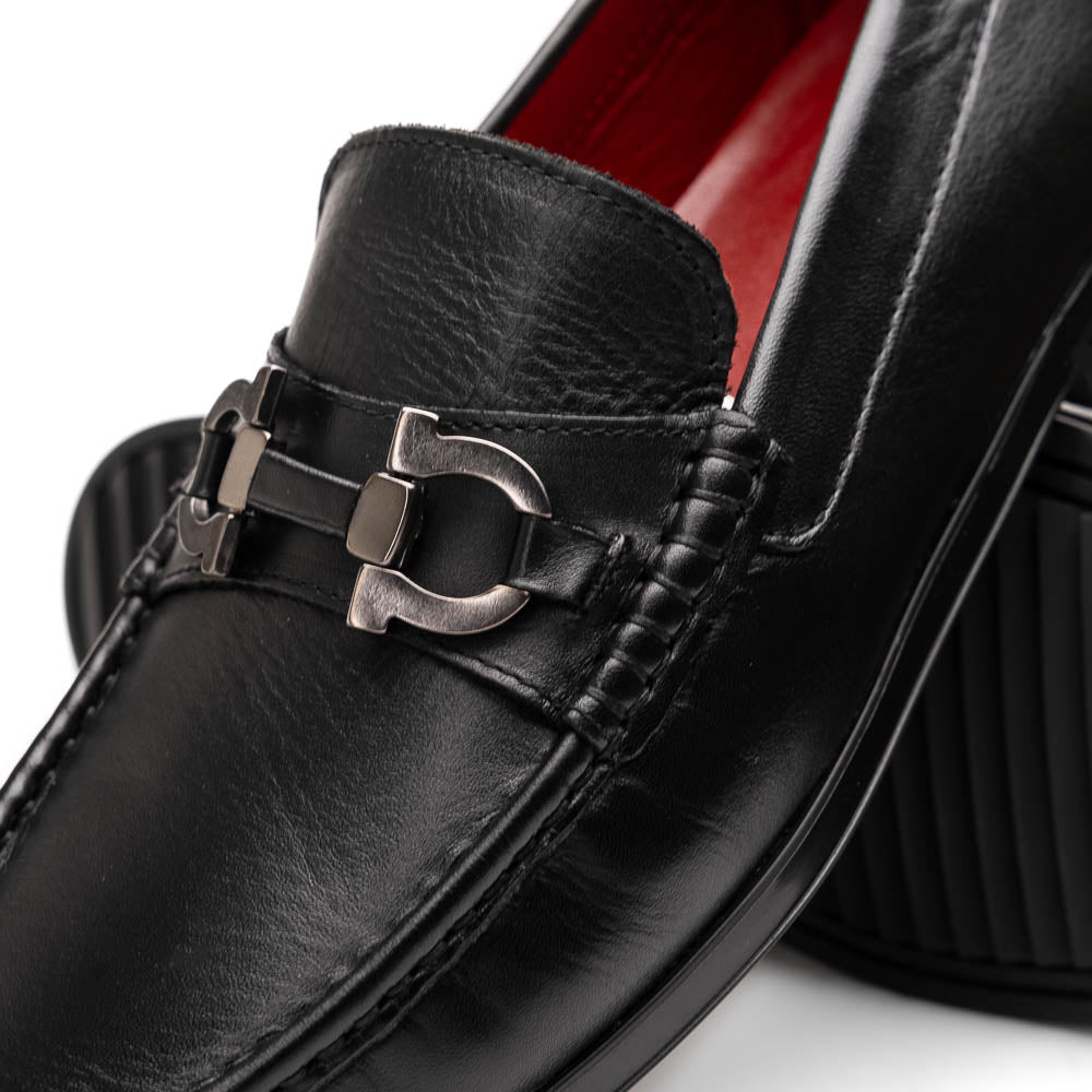 Marco Di Milano Atrani Calf Bit Loafers Black