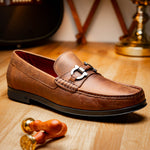 Marco Di Milano Atrani Calf Bit Loafers Tan