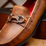 Marco Di Milano Atrani Calf Bit Loafers Tan