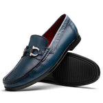 Marco Di Milano Atrani Calf Bit Loafers Navy