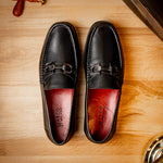 Marco Di Milano Atrani Calf Bit Loafers Black