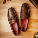 Marco Di Milano Atrani Calf Bit Loafers Brown