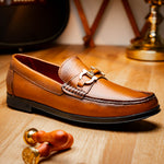 Marco Di Milano Atrani Calf Bit Loafers Honey