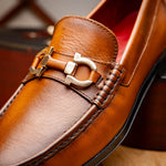 Marco Di Milano Atrani Calf Bit Loafers Honey