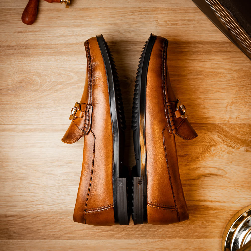 Marco Di Milano Atrani Calf Bit Loafers Honey