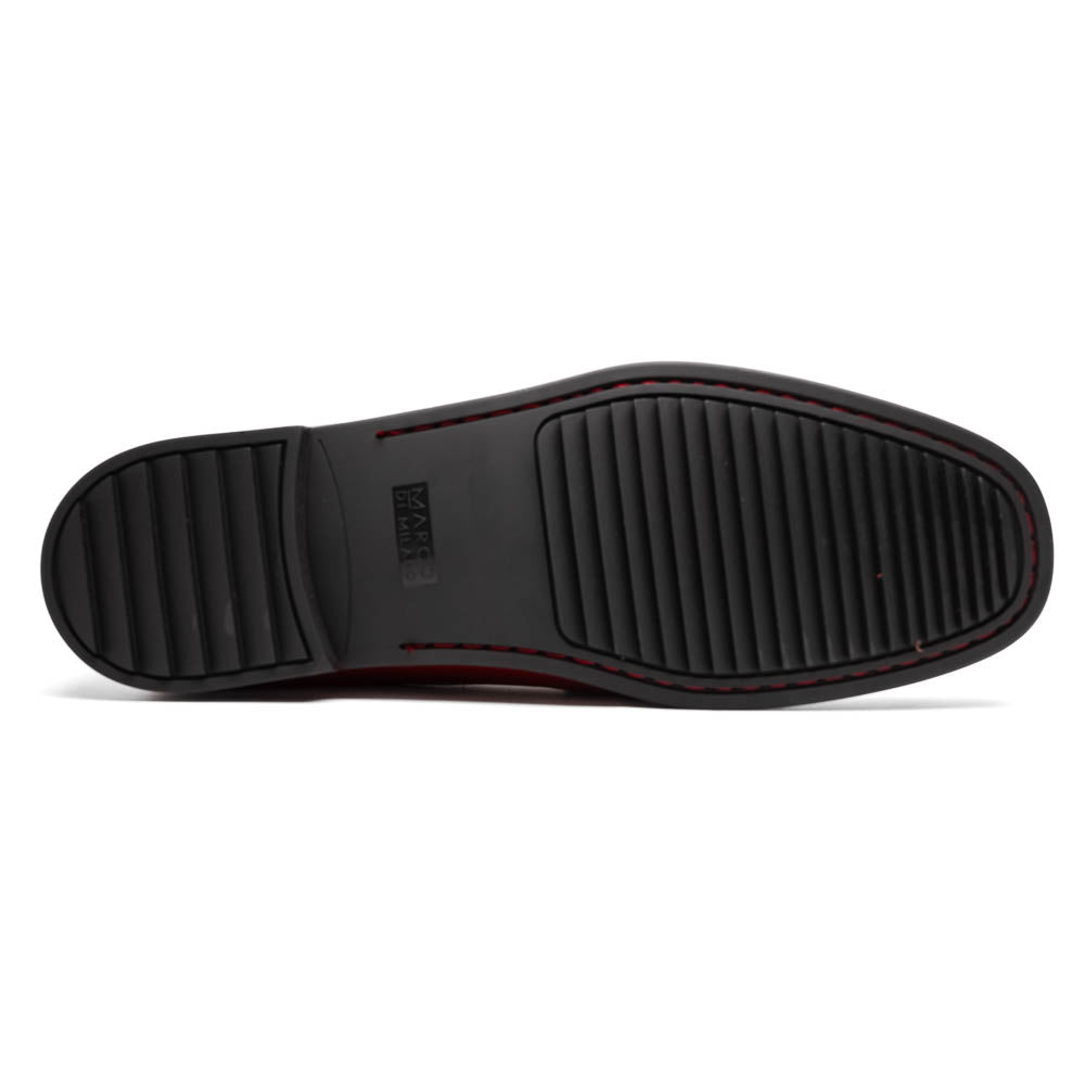 Marco Di Milano Atrani Calf Bit Loafers Red