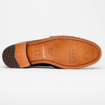 Marco Di Milano Aubiere Ostrich Quill Tassel Loafers Brown