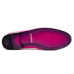 Marco Di Milano Aubiere Ostrich Quill Tassel Loafers Pink