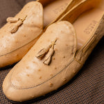 Marco Di Milano Aubiere Ostrich Quill Tassel Loafers Orix