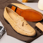 Marco Di Milano Aubiere Ostrich Quill Tassel Loafers Orix