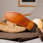 Marco Di Milano Aubiere Ostrich Quill Tassel Loafers Orix