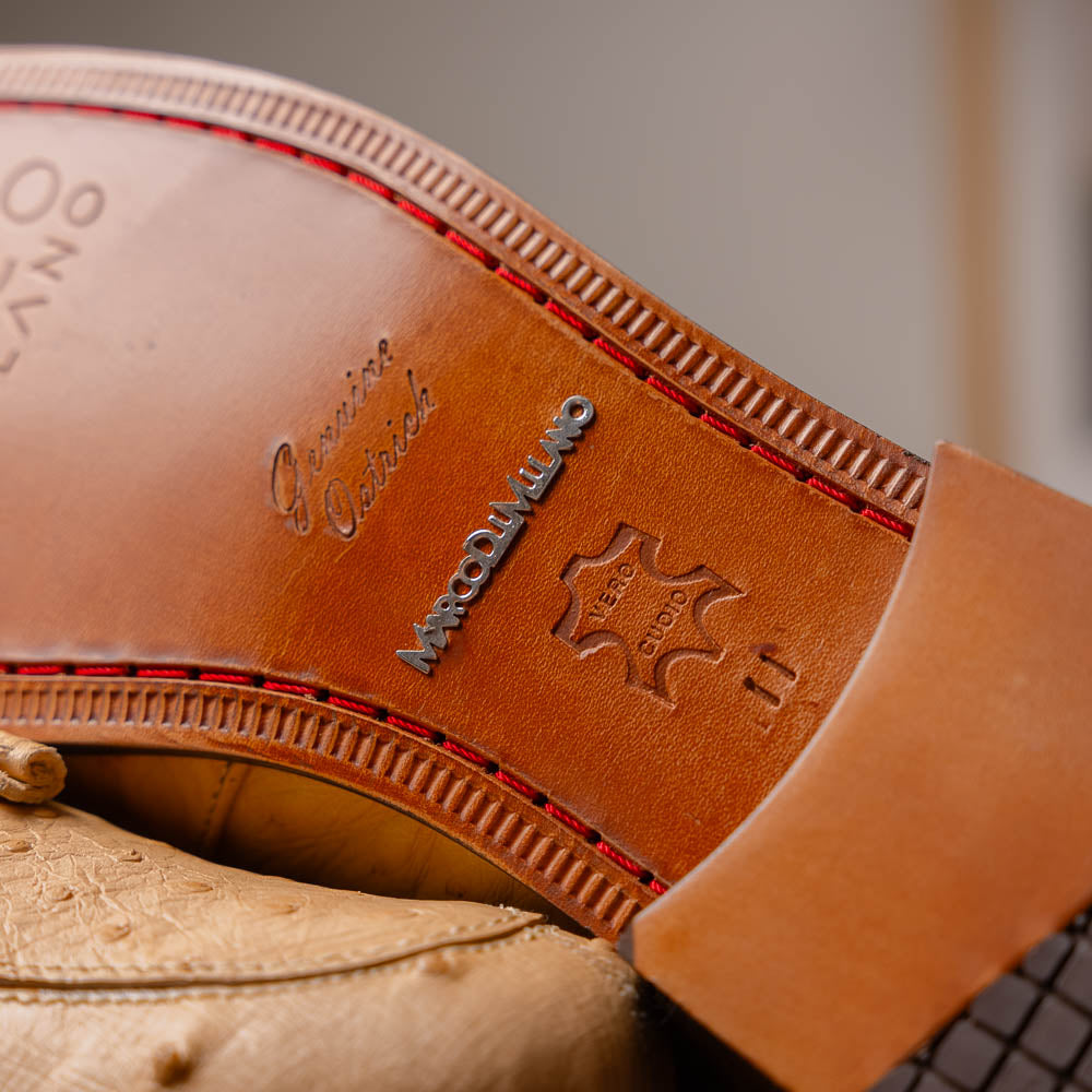 Marco Di Milano Aubiere Ostrich Quill Tassel Loafers Orix