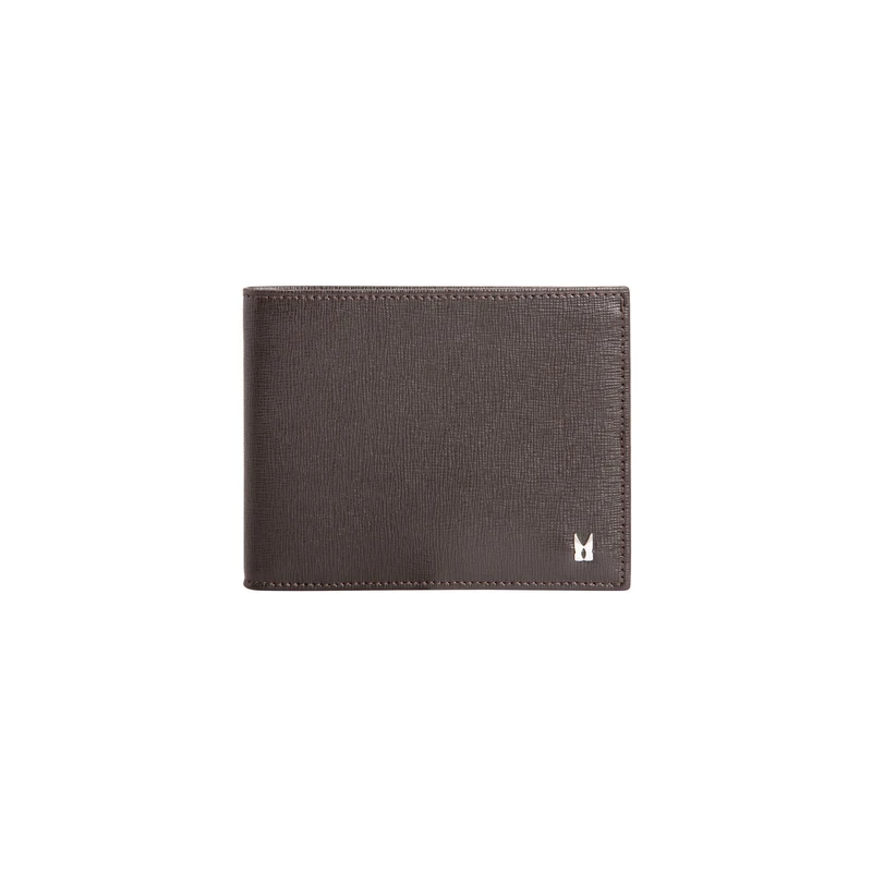 Moreschi Leather Horizontal Wallet Brown