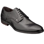 Bacco Bucci Rizzo Plain Toe Derby Shoes Black