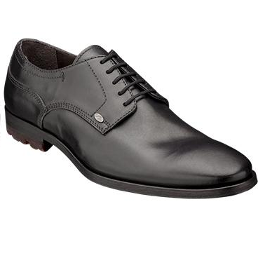Bacco Bucci Rizzo Plain Toe Derby Shoes Black