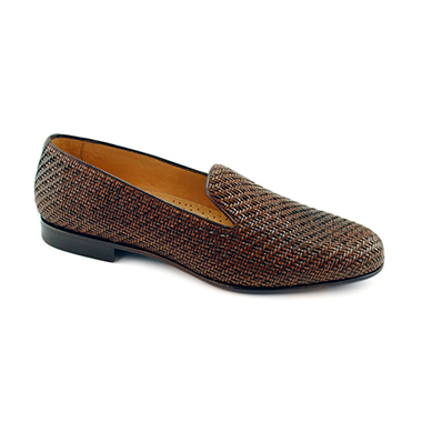 Baker Benjes Simpson Woven Shoes Cognac