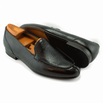Baker Benjes Wilbur Peccary Loafers Black