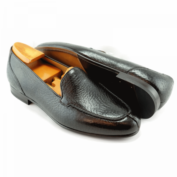Baker Benjes Wilbur Peccary Loafers Brown