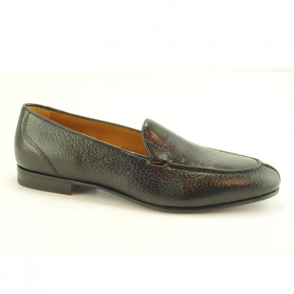 Baker Benjes Wilbur Peccary Loafers Black