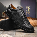 Marco Di Milano Bari Lizard Patchwork Sneakers Black