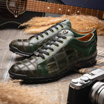 Marco Di Milano Bari Lizard Patchwork Sneakers Green