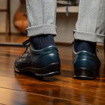 Marco Di Milano Bari Lizard Patchwork Sneakers Navy