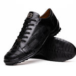 Marco Di Milano Bari Lizard Patchwork Sneakers Black
