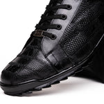 Marco Di Milano Bari Lizard Patchwork Sneakers Black