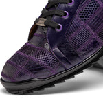 Marco Di Milano Bari Lizard Patchwork Sneakers Purple