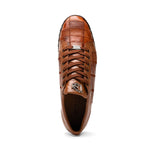 Marco Di Milano Bari Lizard Patchwork Sneakers Cognac