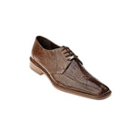 Belvedere Alcamo Alligator & Lizard Shoes Tobacco