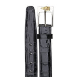 Belvedere Alligator Belt Black