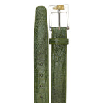 Belvedere Alligator Belt Pistachio
