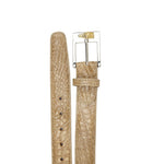 Belvedere Alligator Belt Taupe
